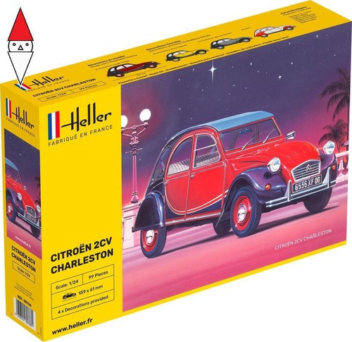 Kit heller citroen 2cv - 1/24,