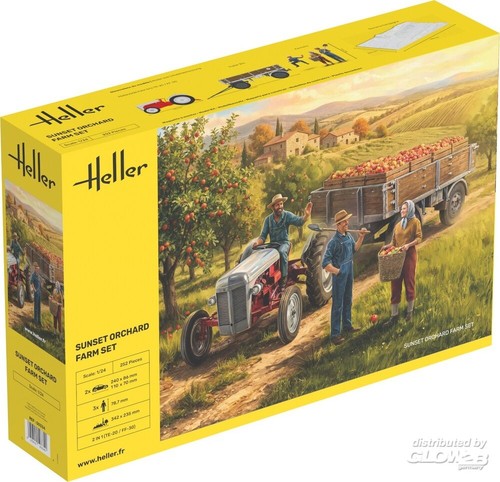 Heller sunset orchard - orchard, farm