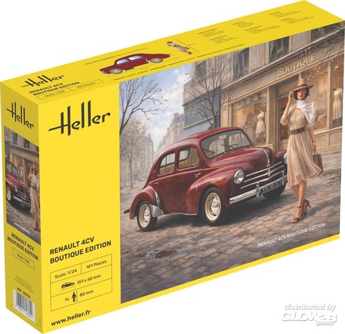 Heller renault 4cv boutique - 4cv,