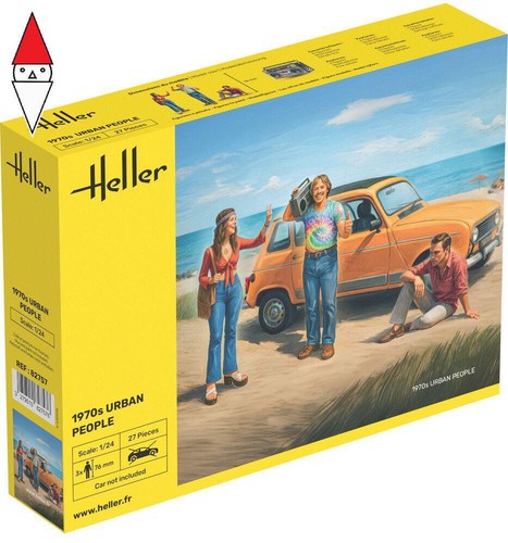Kit heller 1970s urban - 1/24,