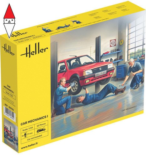 Kit heller car mechanics - 1/24,