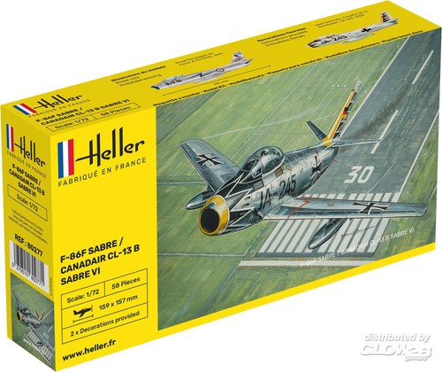 Heller 86f sabre canadair - /,
