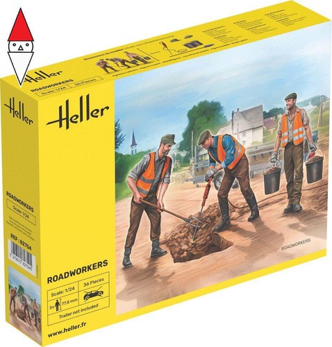 Kit heller roadworkers - 1/24,