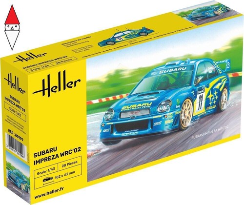Kit heller impreza wrc 02 - 1/43,