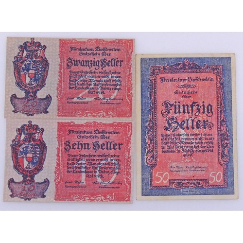 Liechtenstein 50 heller - liechtenstein,, 10-20-50