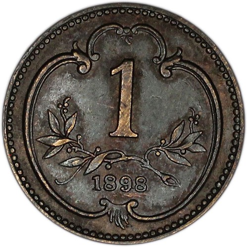 Moneta austria heller 1898 - 1,